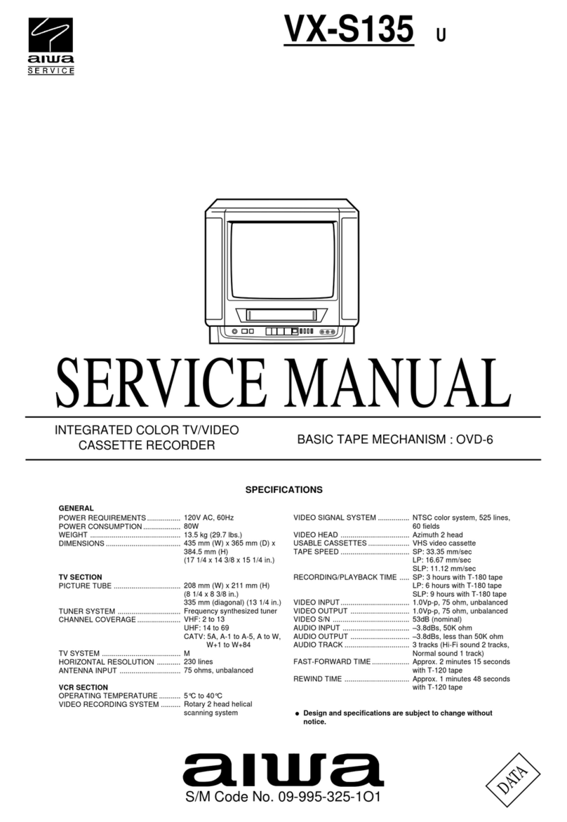 Aiwa VX-S135 Service manual