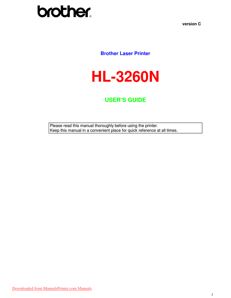Brother HL-3260N User manual