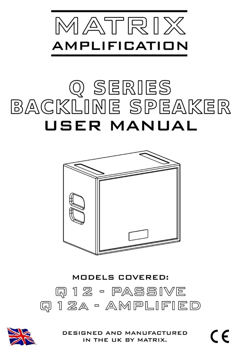 Matrix Amplification Q12-passive user manual