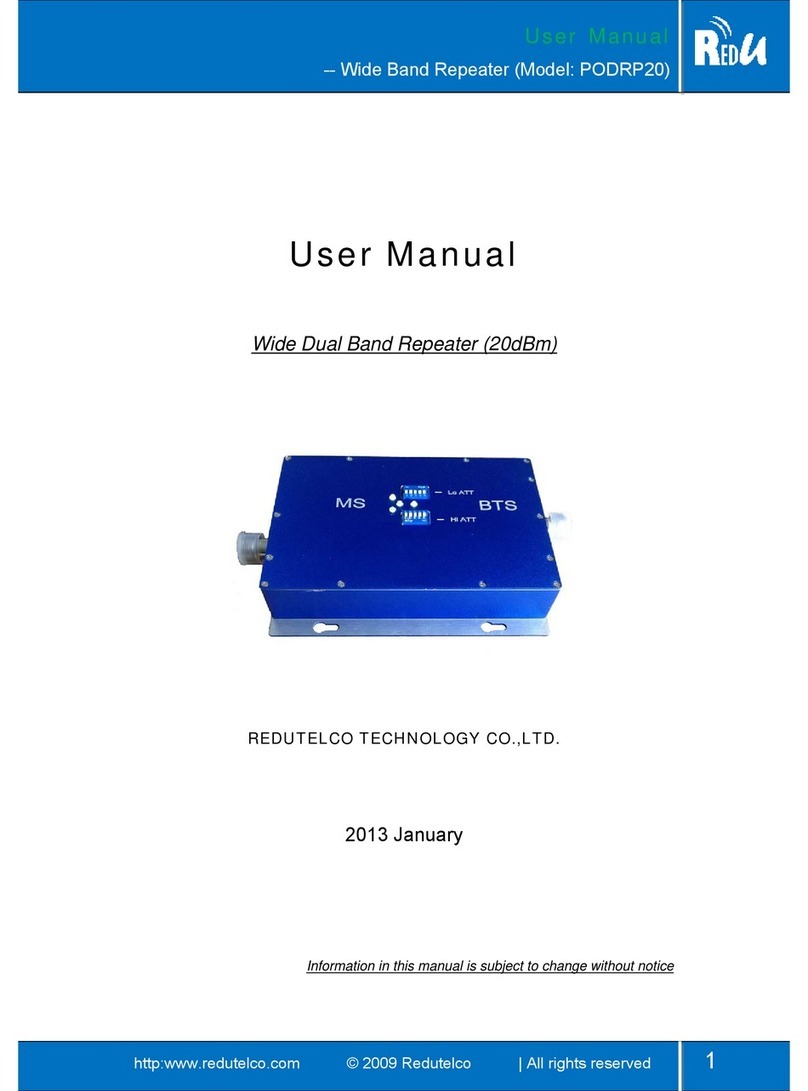 Redutelco PODRP20 user manual Redutelco PODRP20 user manual