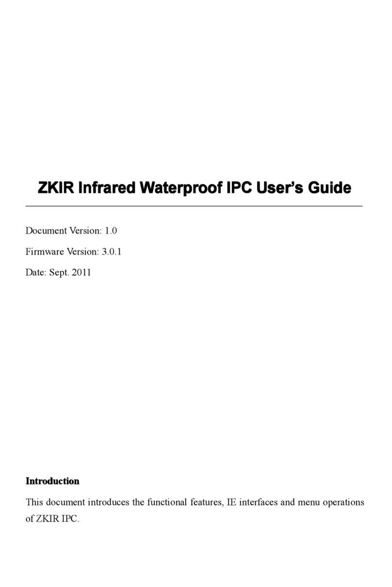 ZKVision ZKIR User manual