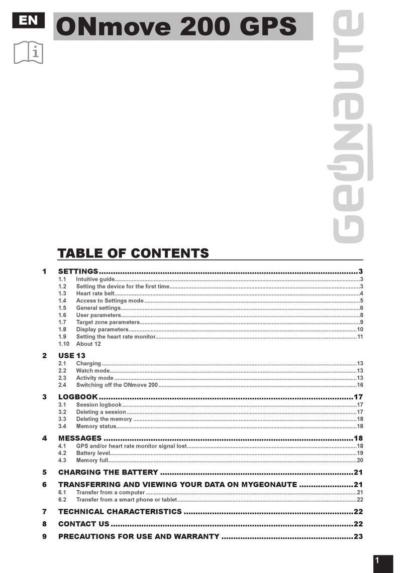 OXYLANE ONmove 200 GPS user guide
