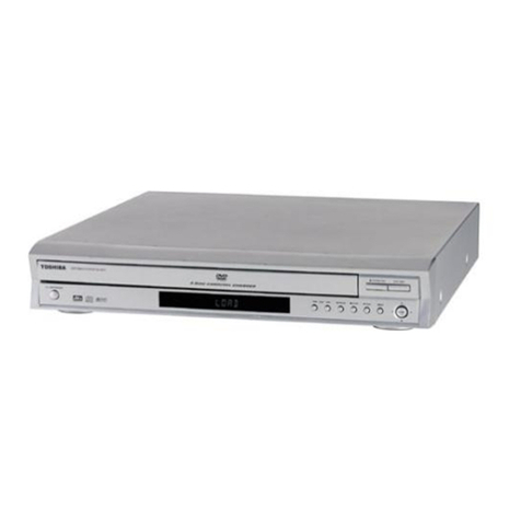 Toshiba DVD VIDEO / CD / VCD 5 DISC CAROUSEL CHANGER owner's manual