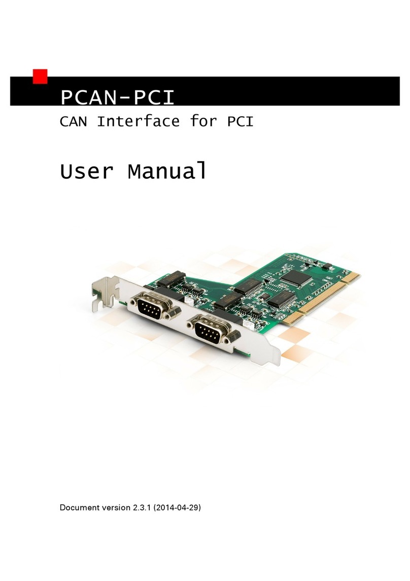 CAN PCAN-PCI User manual
