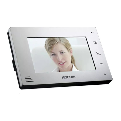 KOCOM KCV-A374 manual