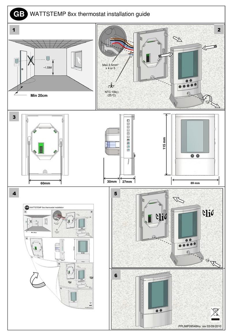 Watts Industries WATTSTEMP 8 series installation guide