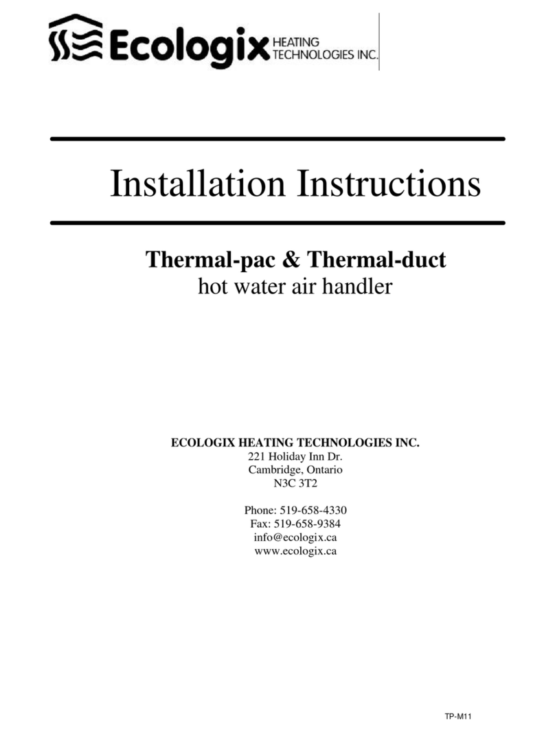 Ecologix TP30 installation instructions