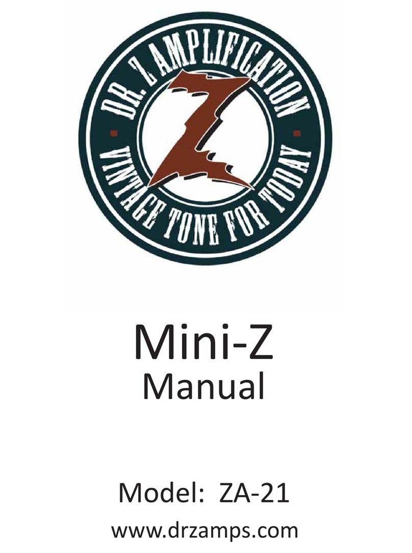 DR. Z Amplification ZA-21 Mini-Z manual