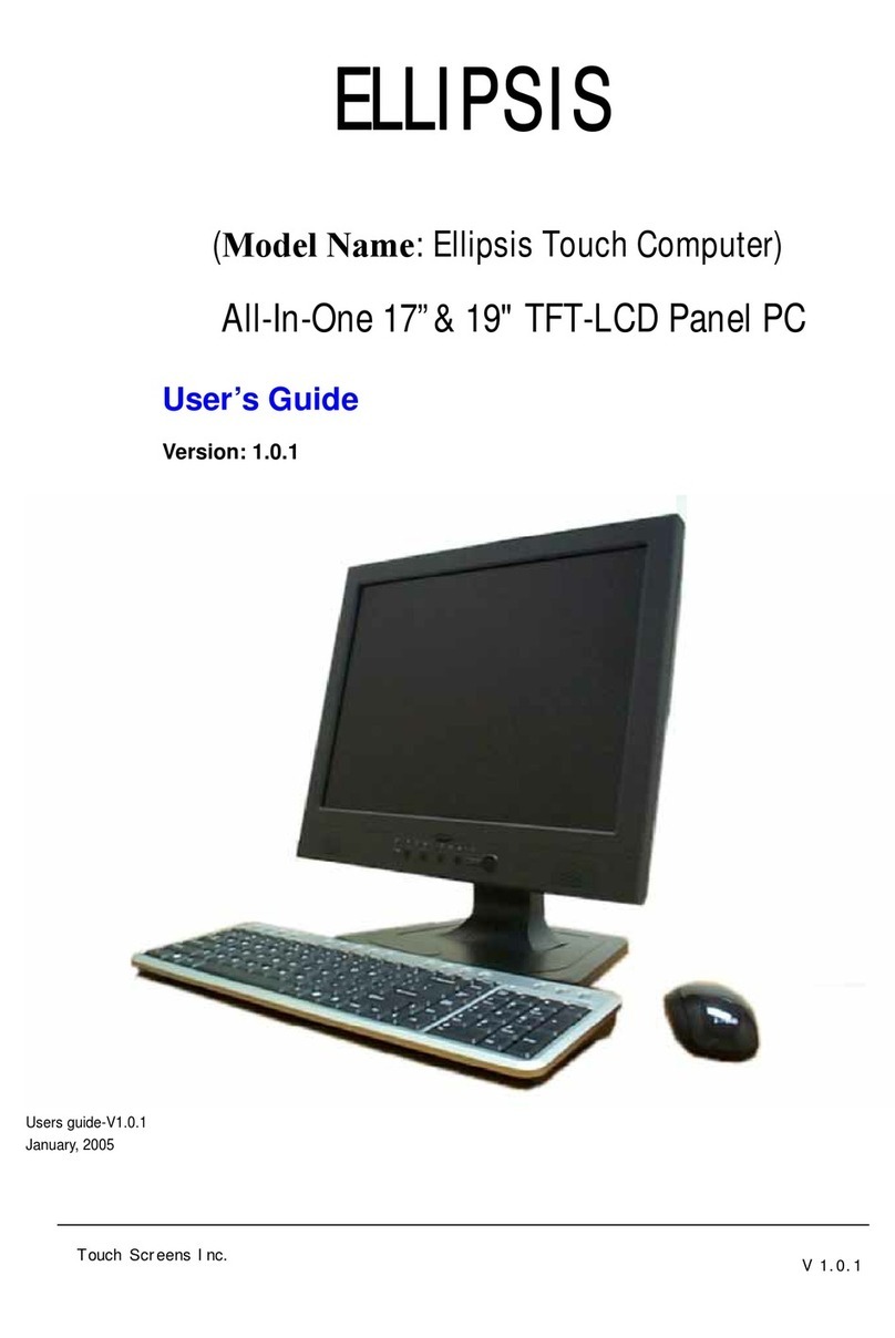 Touch Screens Ellipsis user guide