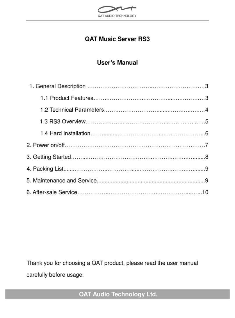 QAT RS3 User manual