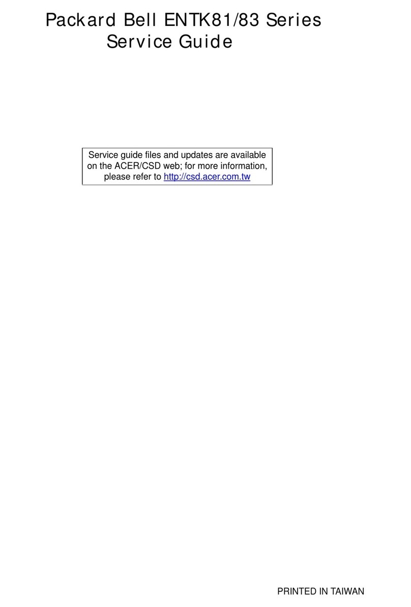 Packard Bell ENTK83 Series Service guide