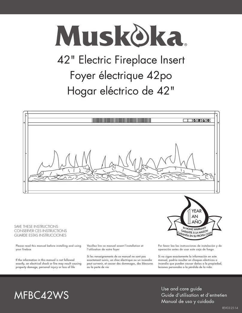 Muskoka MFBC42WS User manual Muskoka MFBC42WS User manual