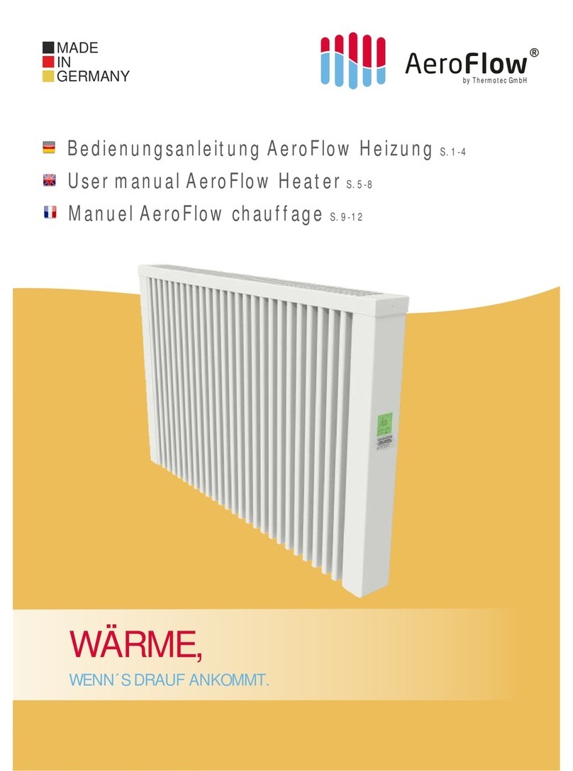 AeroFlow Heater user manual
