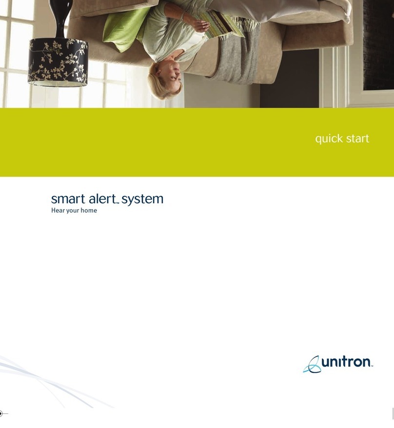 Unitron SMART ALERT quick start guide