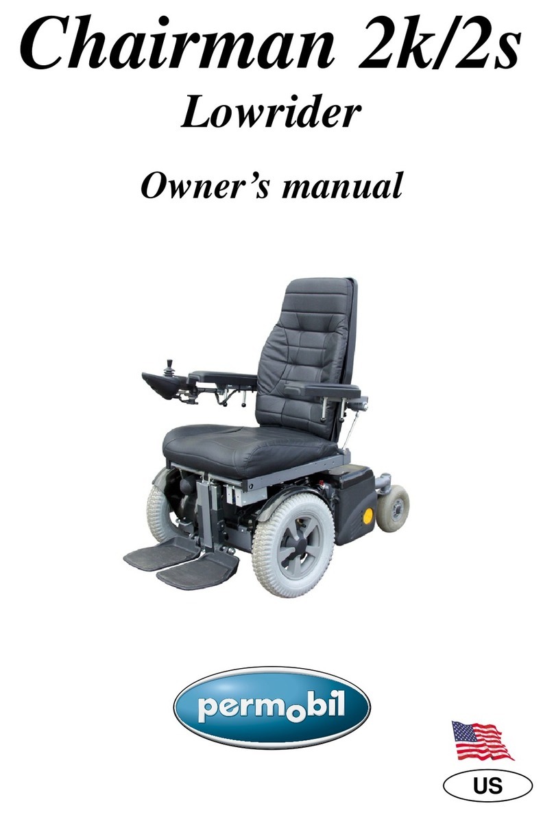 Permobil Chairman 2s Lowrider User manual Permobil Chairman 2s Lowrider User manual