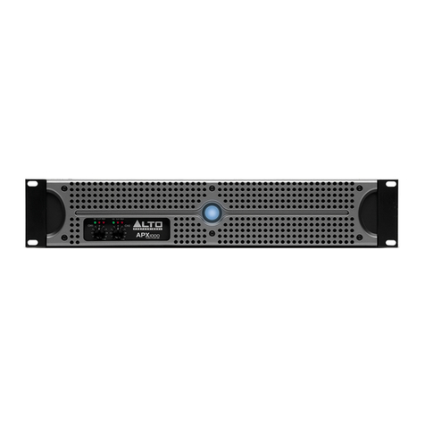 Alto APX1000 User manual