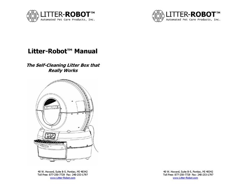 Automated Pet Care Products LITTER-ROBOT user manual