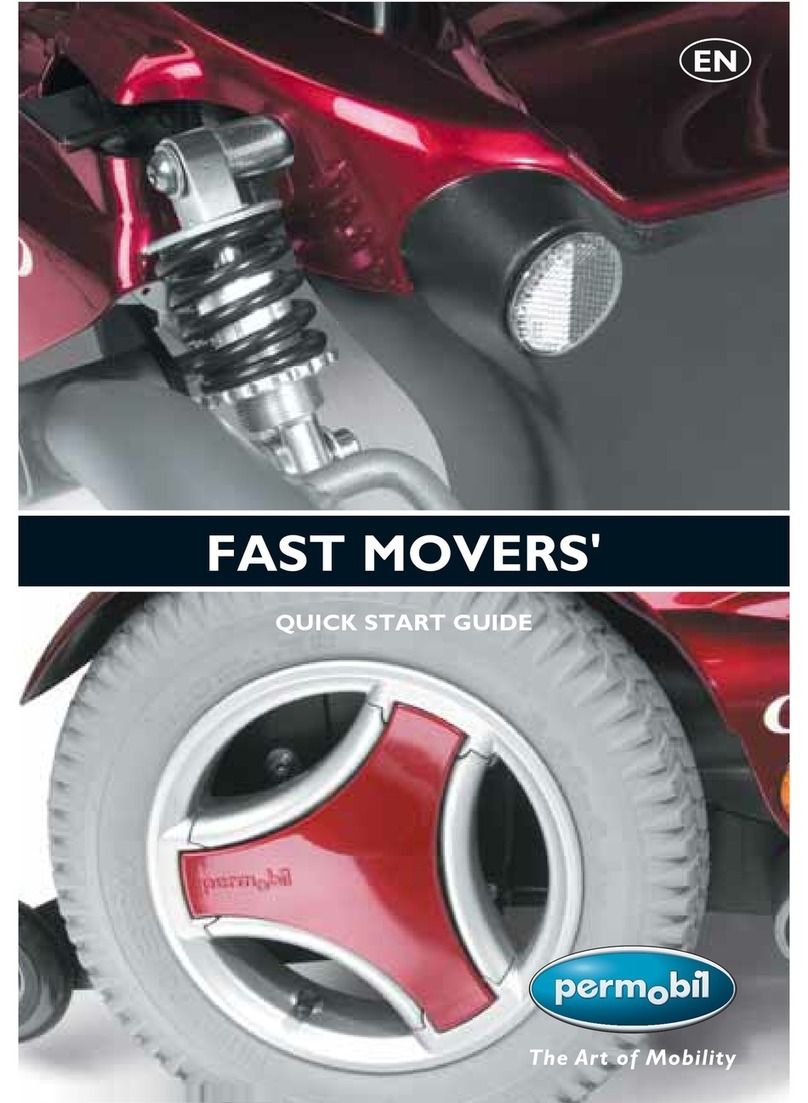Permobil FAST MOVERS' quick start guide