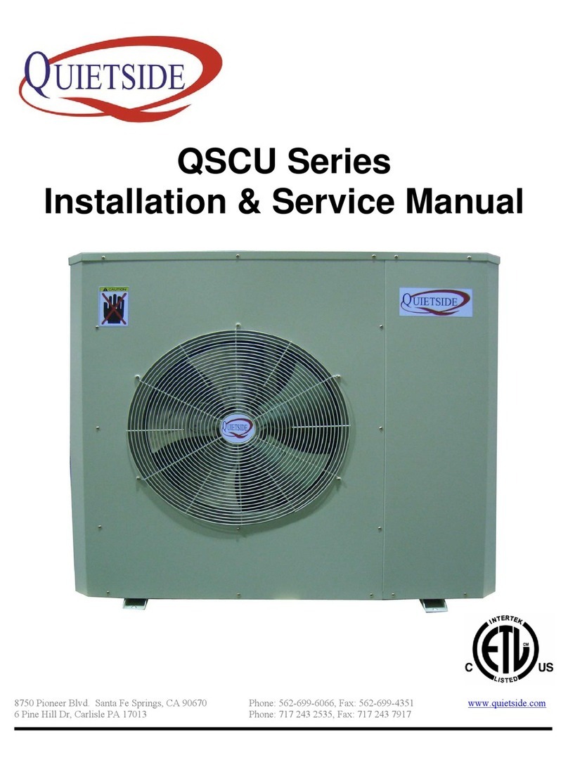 Quietside QSCU-361 Supplement Quietside QSCU-361 Supplement