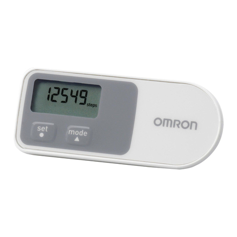 Omron HJ-320-E Walking style One 2.0 quick start guide