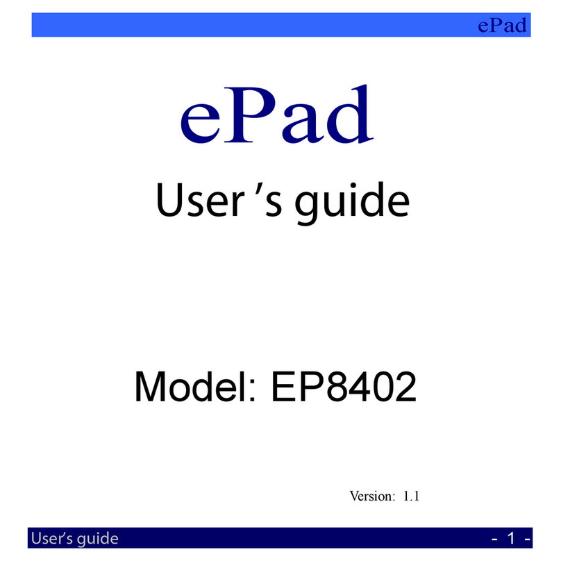 ePad EP8402 user guide