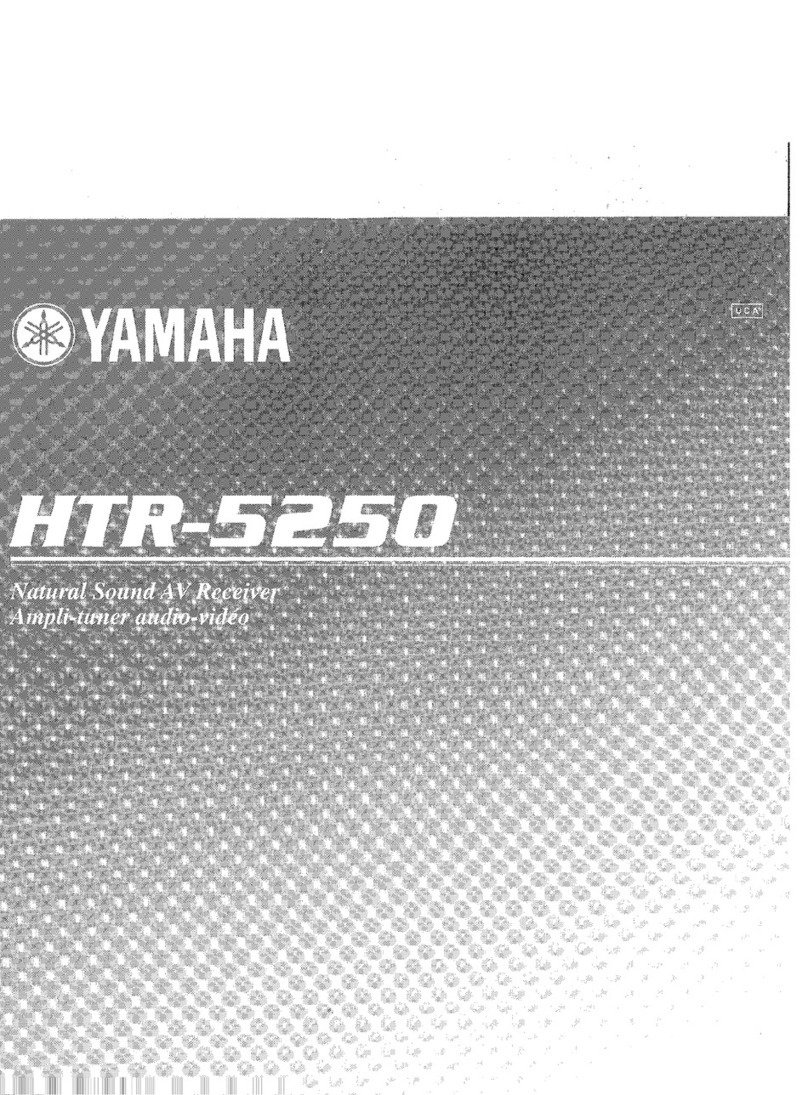 Yamaha HTR-5250 owner's manual
