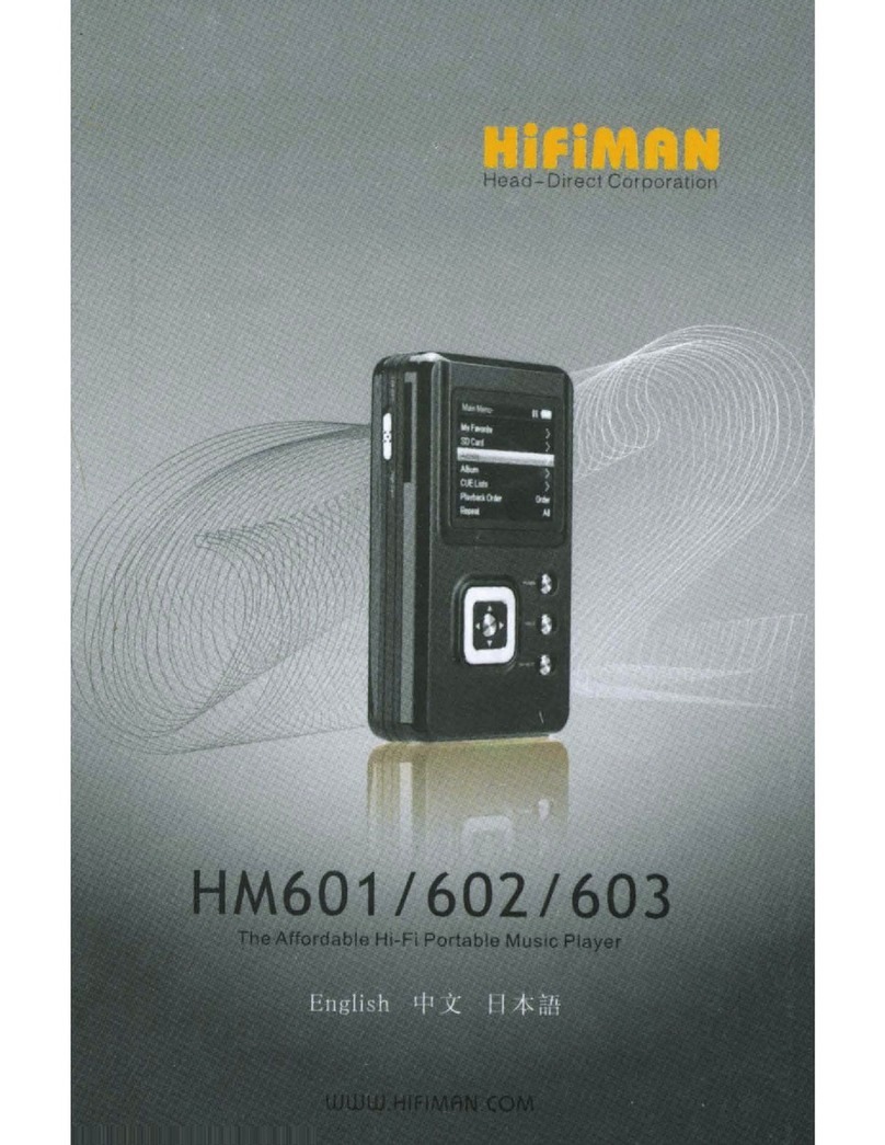 HiFiMAN HM601 user manual
