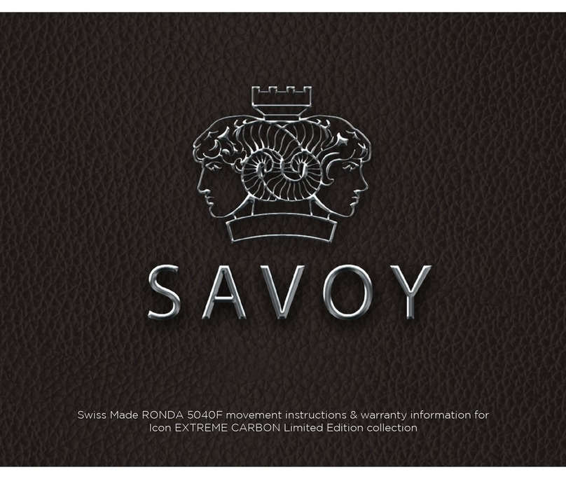 Savoy RONDA 5040F user manual