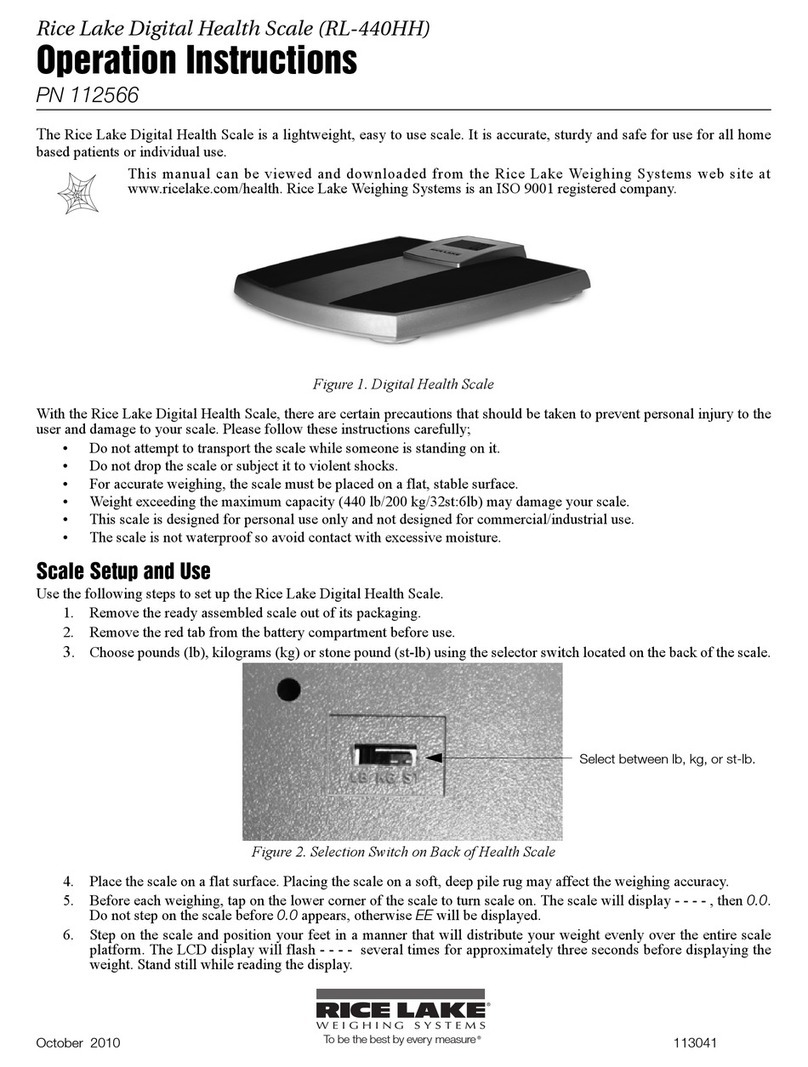 Rice Lake 112566 User manual