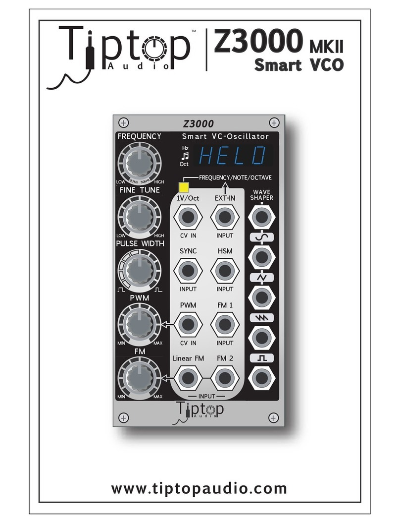 Tiptop Audio Z300 MKII Smart VCO user guide