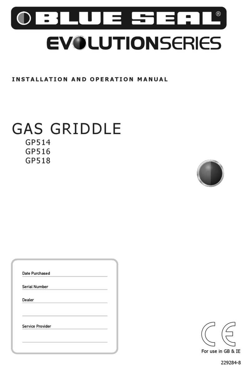 Blue Seal Evolution GP514 User manual
