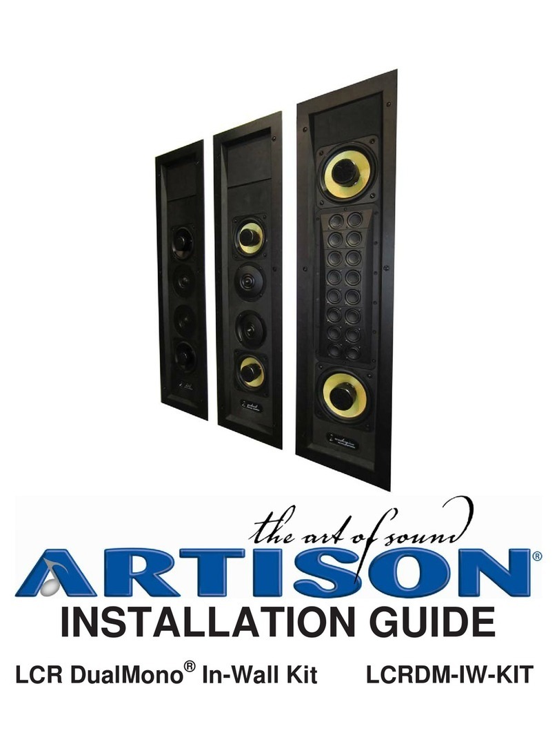Artison LCR DualMono LCRDM-IW-KIT User manual