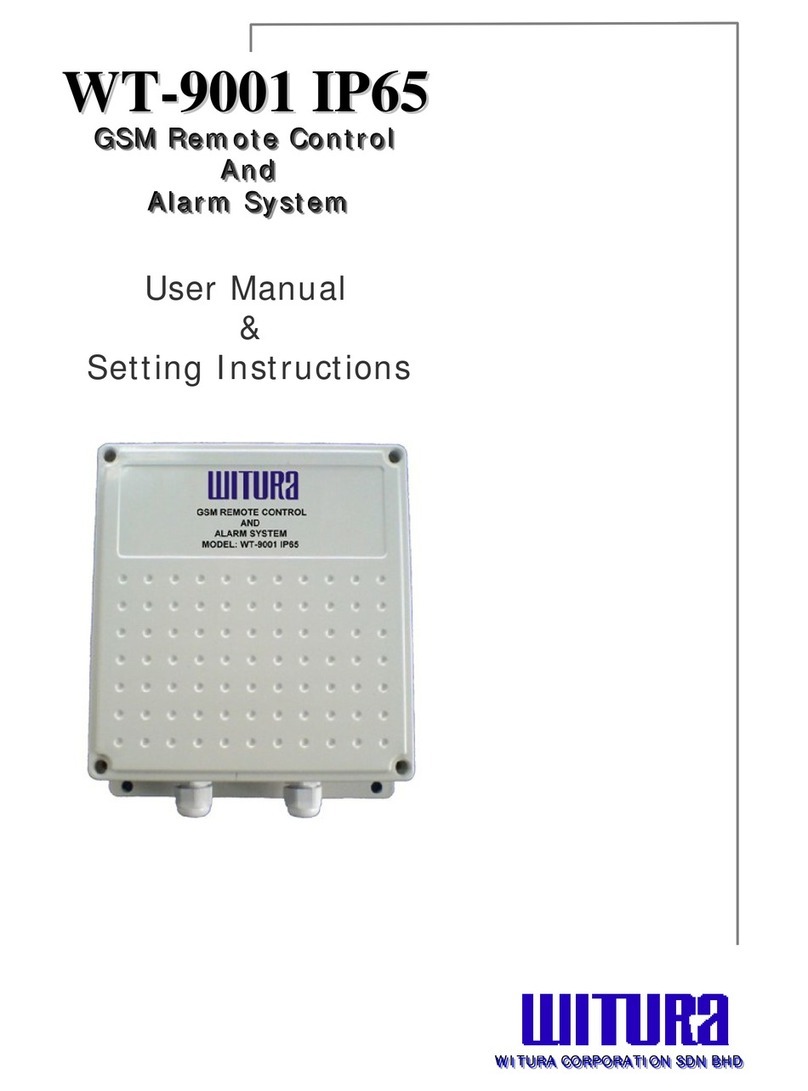 Witura WT-9001 IP65 User manual & setting instructions