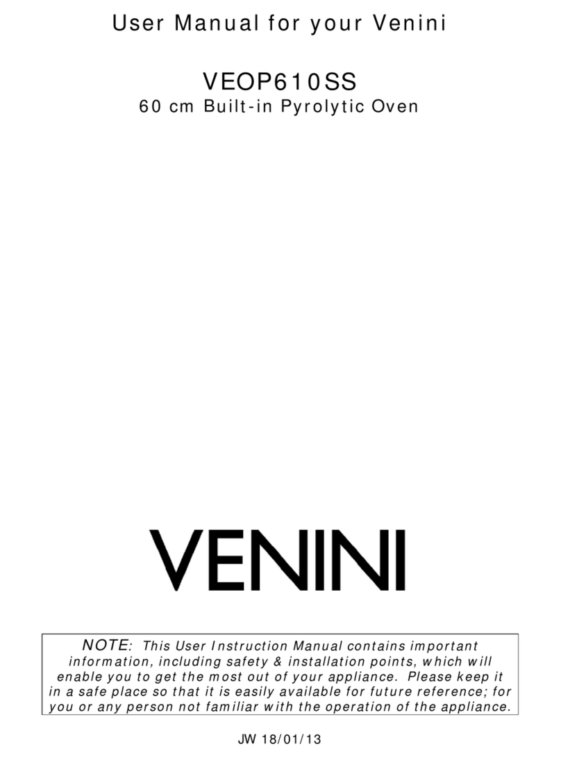 Venini VEOP610SS user manual