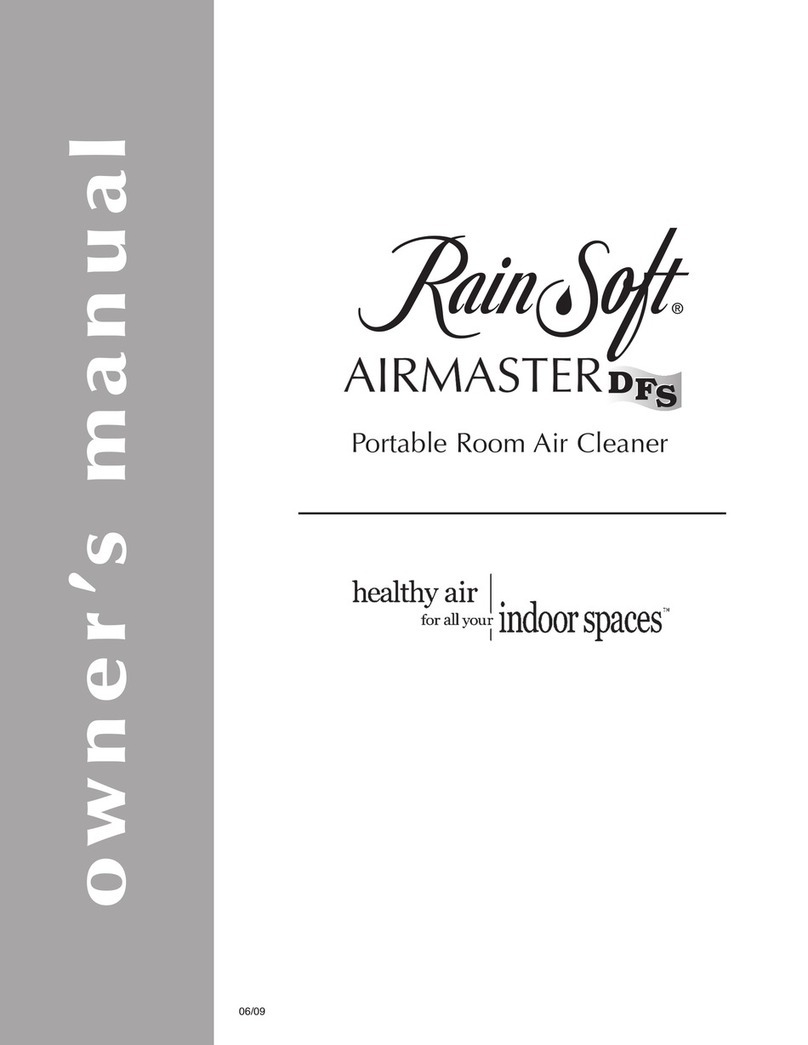 Rain Soft Airmaster DFS owner's manual
