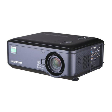 Digital Projection E-Vision 6500 Series user manual