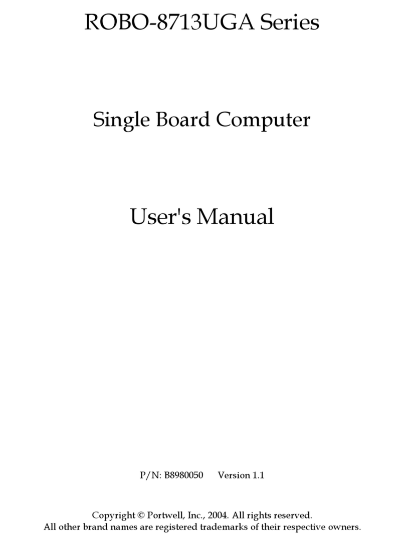 Portwell ROBO-8713UGA Series User manual