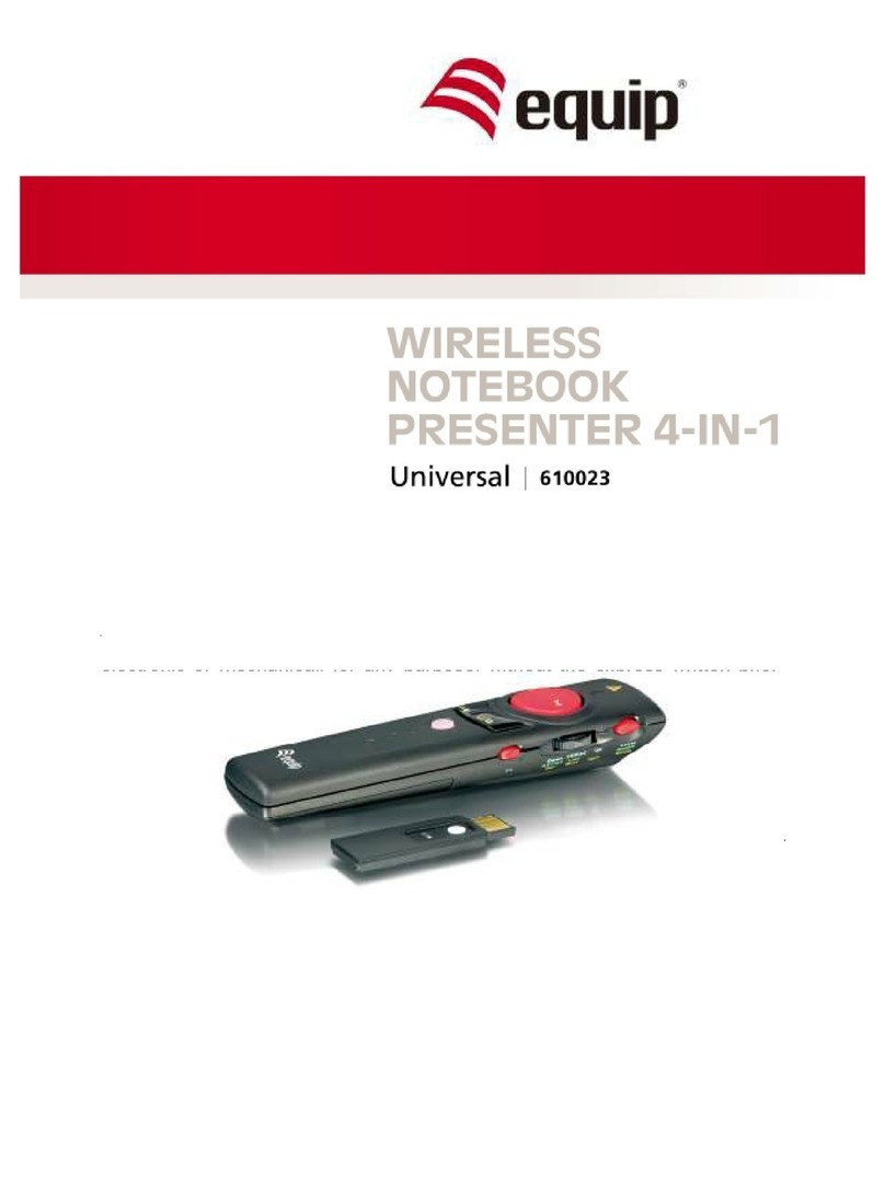 Equip Wireless Notebook Presenter 4-in-1 manual