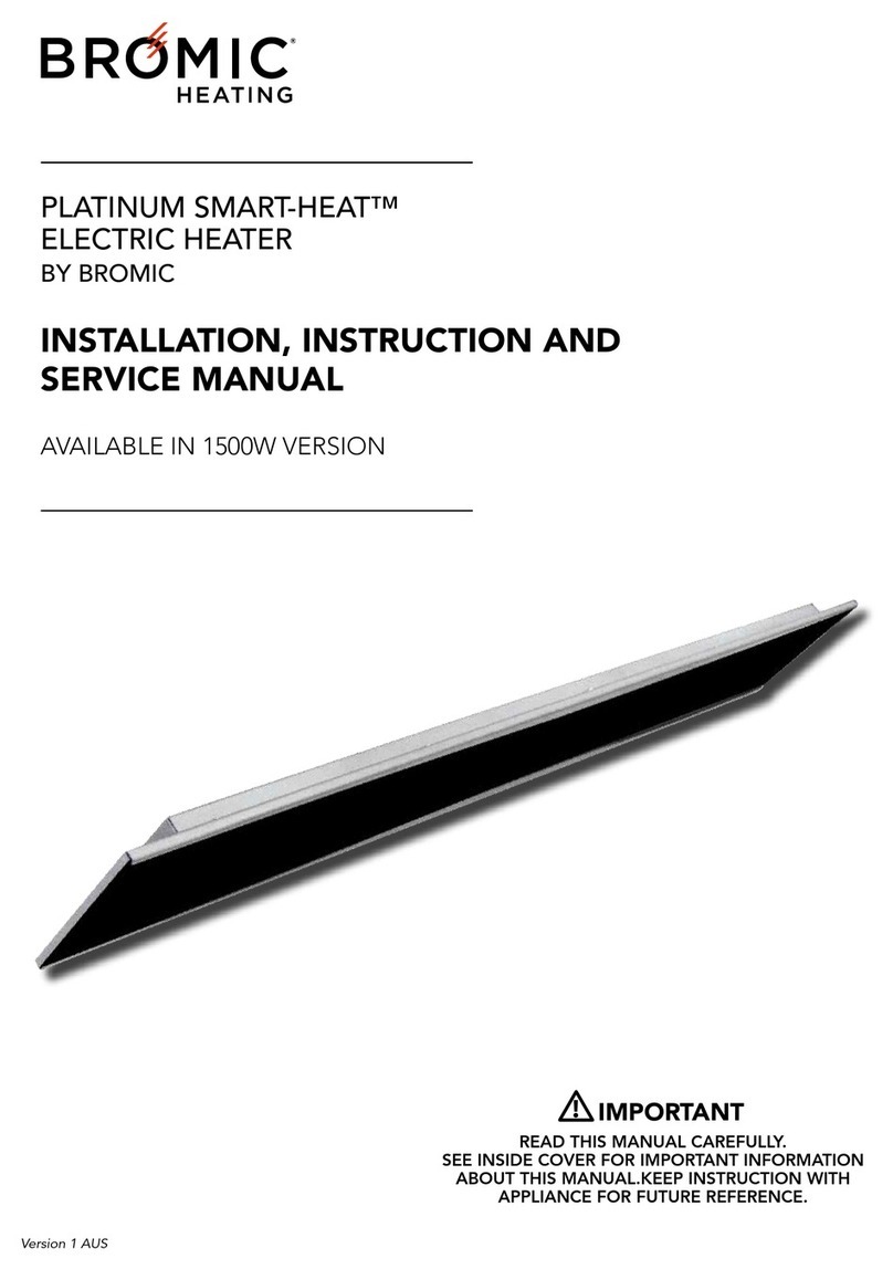 Bromic Heating platinum Smart-heat instruction manual Bromic Heating platinum Smart-heat instruction manual