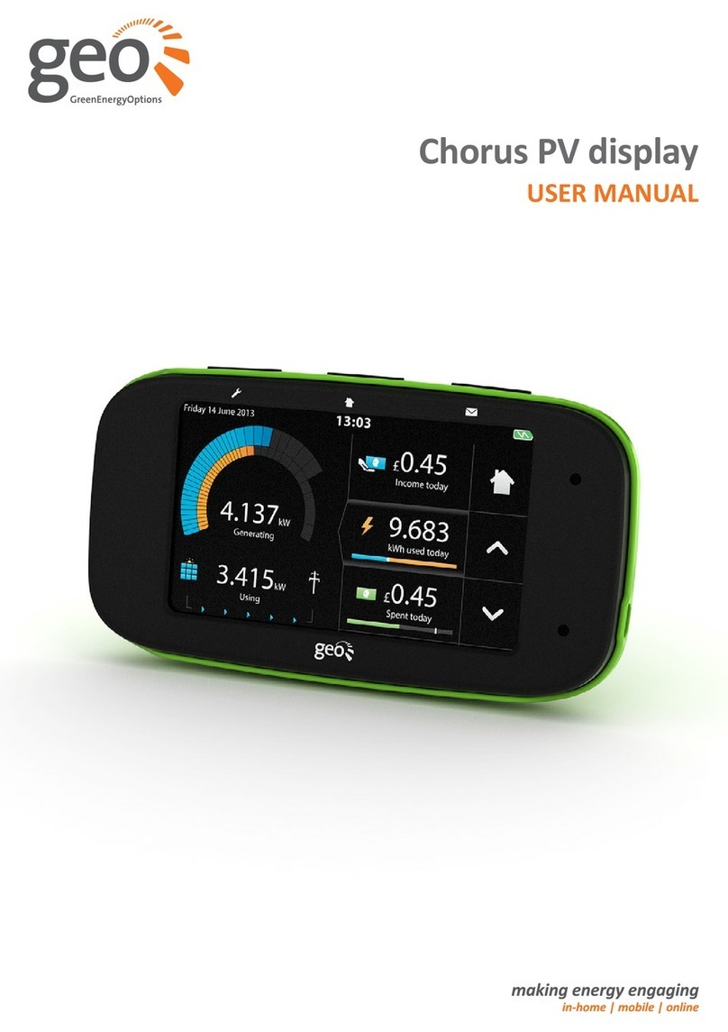 Geo Chorus PV display User manual