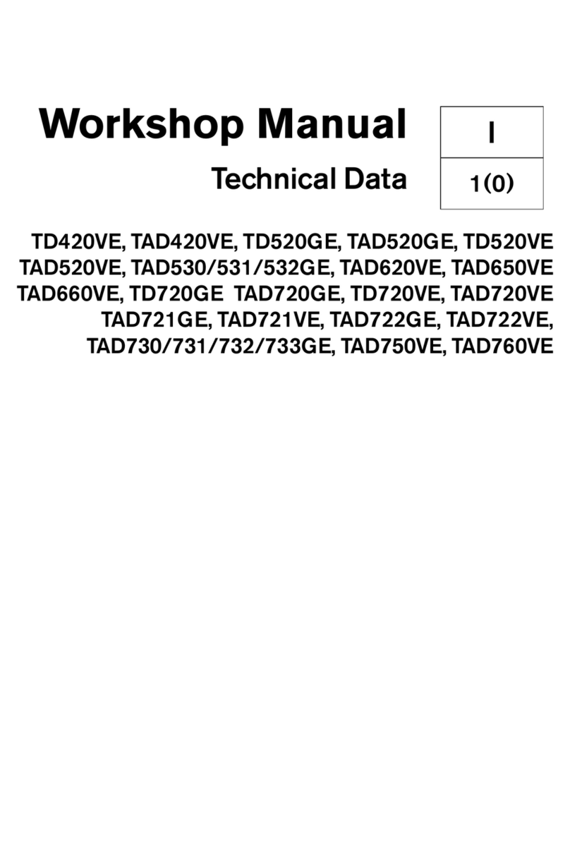 Volvo Penta TD420VE Instruction manual