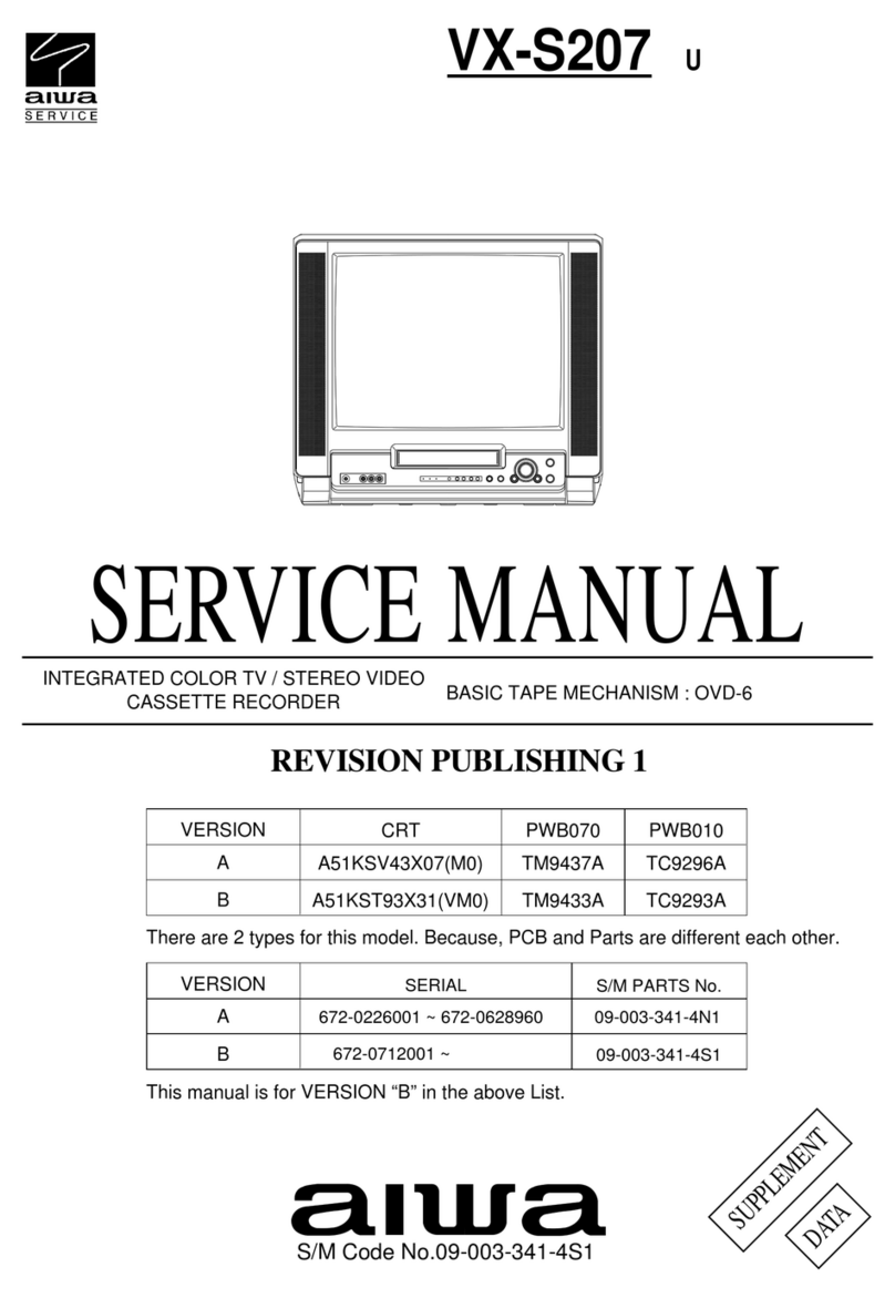 Aiwa VX-S207 Service manual