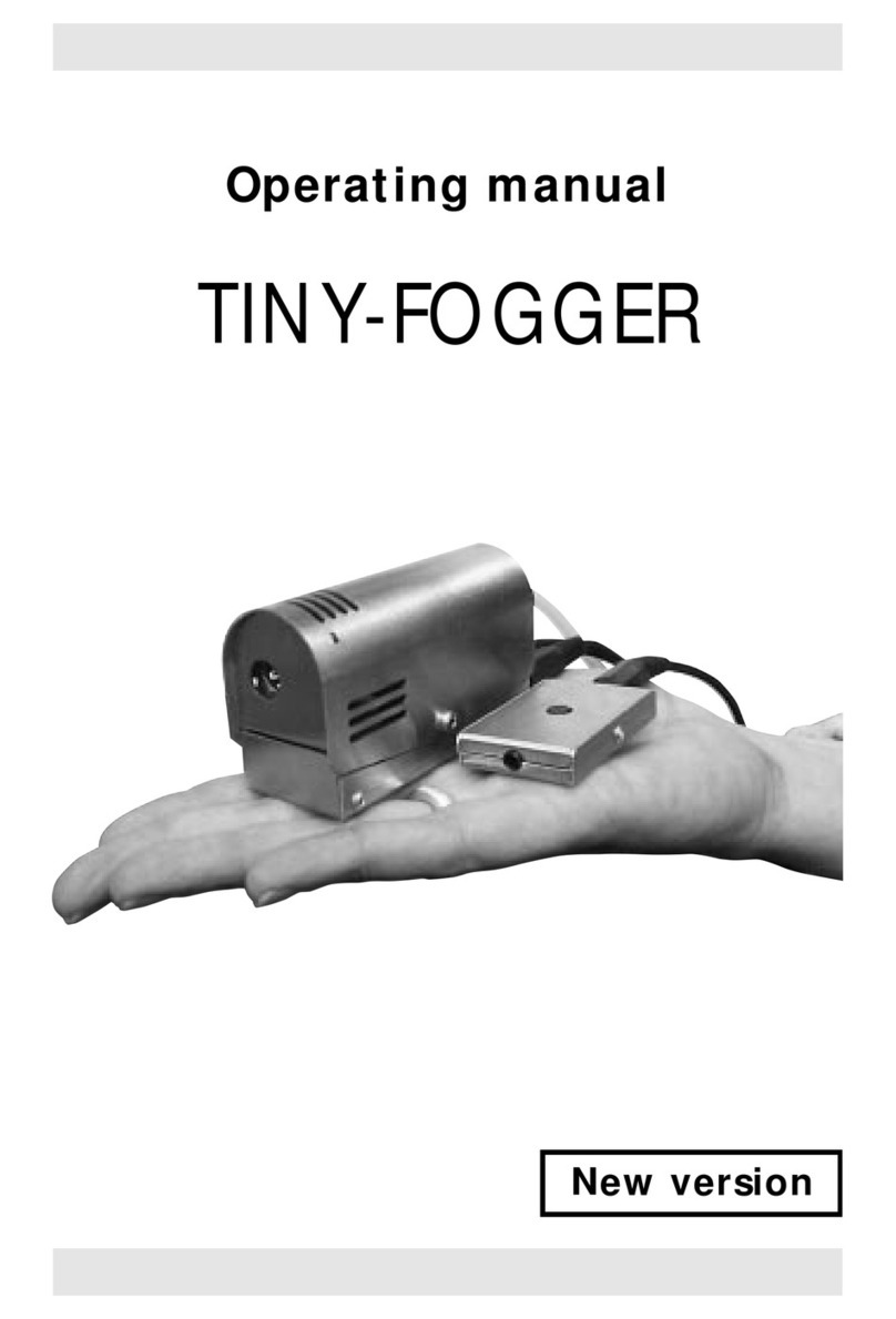 LeMaitre TINY-FOGGER User manual