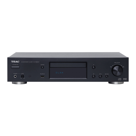 Teac CD-P800NT User manual