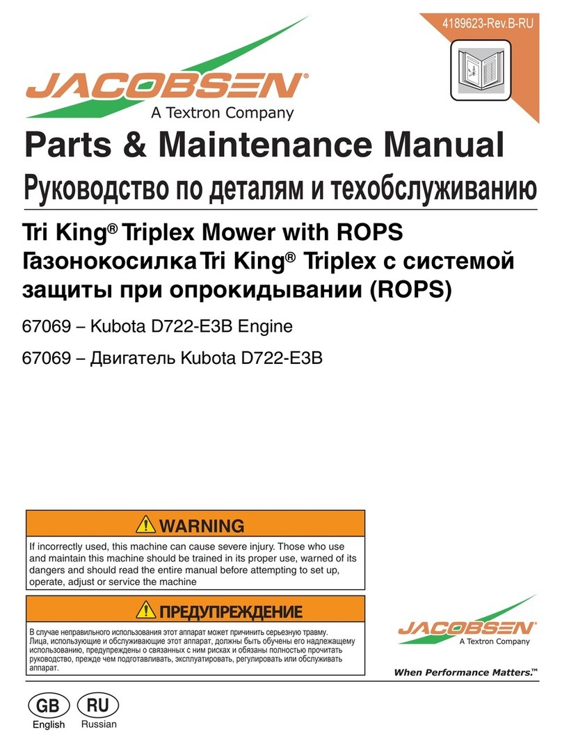 Jacobsen Tri King User manual