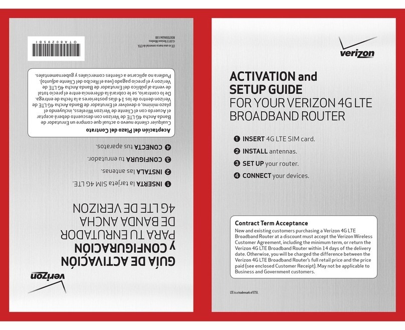 Verizon 4G LTE User manual Verizon 4G LTE User manual
