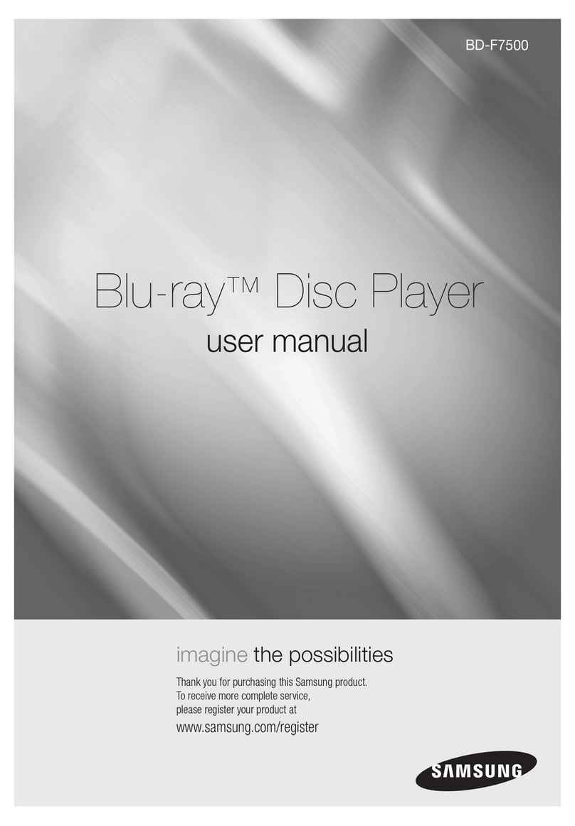 Samsung BD-F7500 user manual