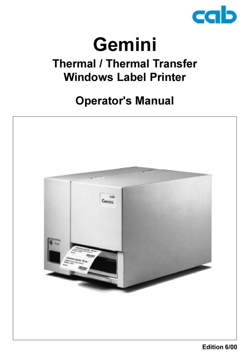 CAB Gemini User manual