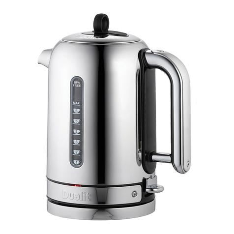 Dualit Classic Polished Kettle User manual