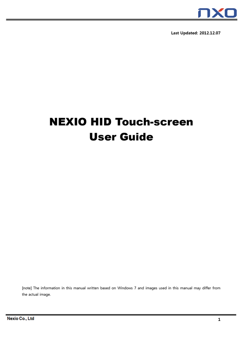 NEXIO HID Touch-screen user guide